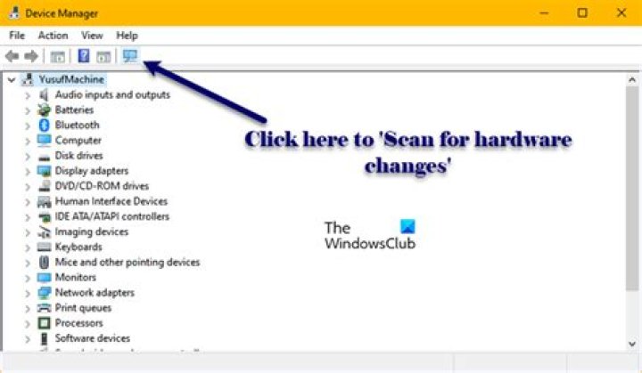 scan for hardware changes device manager