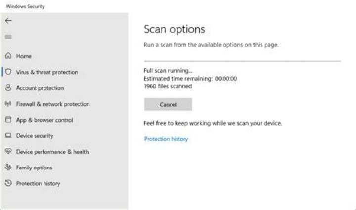 Scan for malware to fix NSIS error in Windows 11
