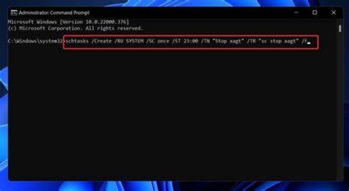 schtasks xagt high cpu