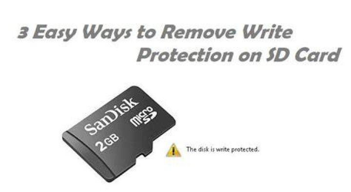 SD card is write protected