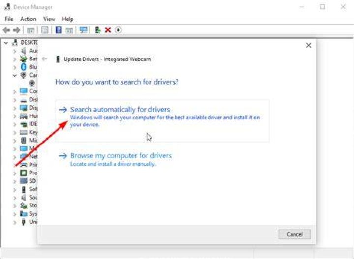 The Search automatically for drivers option Search automatically for drivers option windows 11 mobile hotspot not working