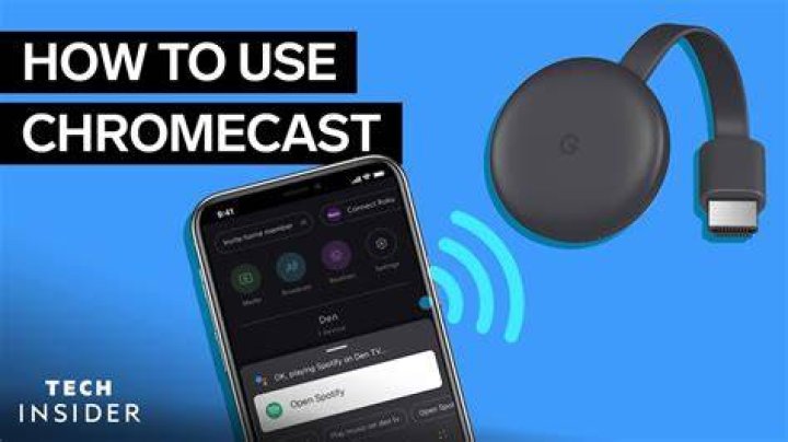 Select cast to use Chromecast.