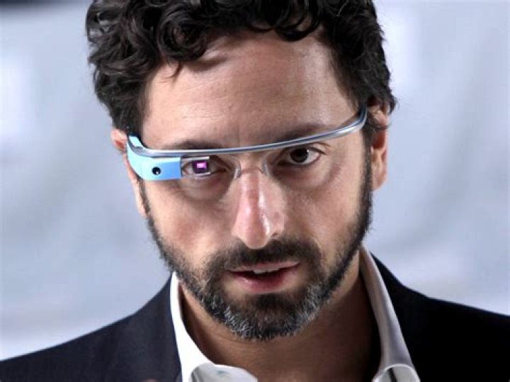 Google Glass Sergey Brin Sergey Brin demonstrates Google Glass