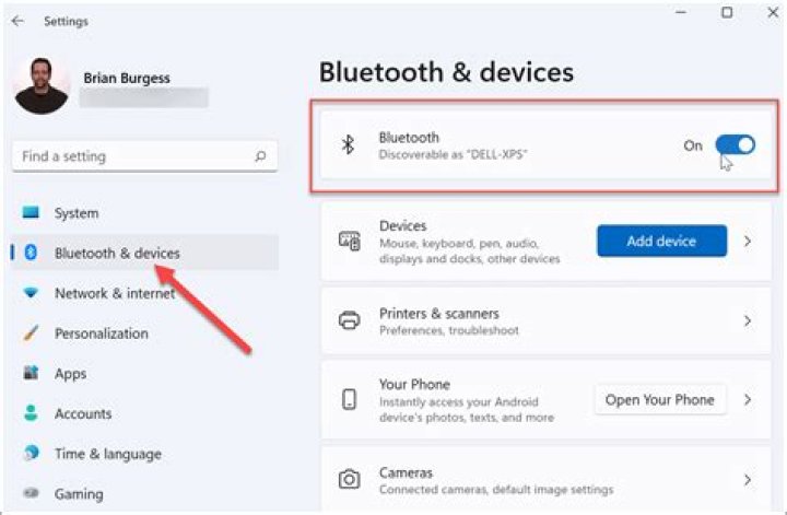 settings app devices section settings app check bluetotoh