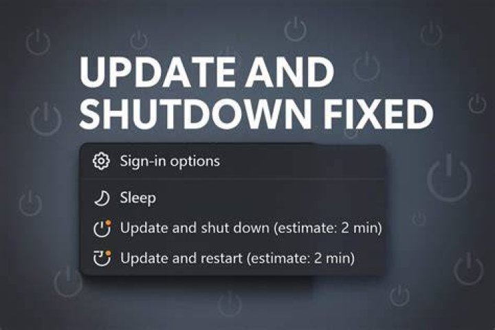 Shutdown button not showing