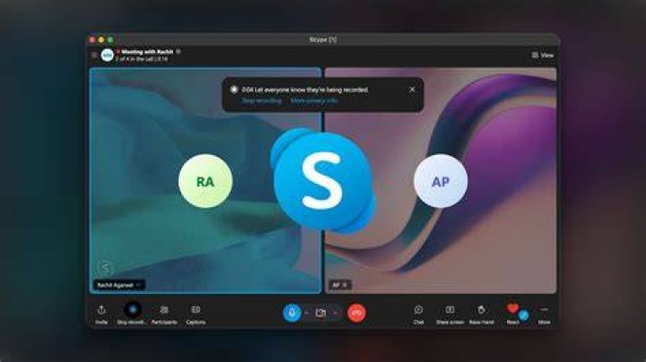 Skype starting screen 1 Skype starting screen 1