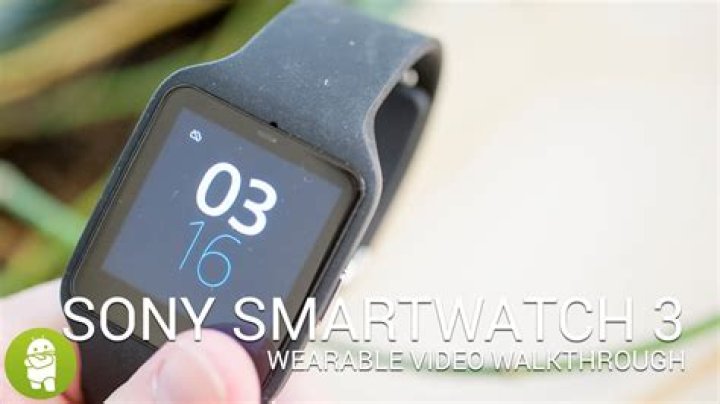 Sony Smartwatch 3-10 Sony Smartwatch 3-10