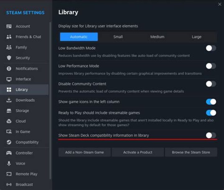 Repair Steam Library steam library settings steam update goes backwards