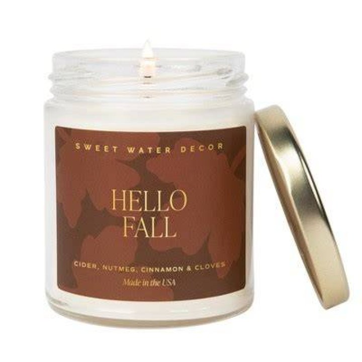 Sweet Water Decor Hello Fall Candle