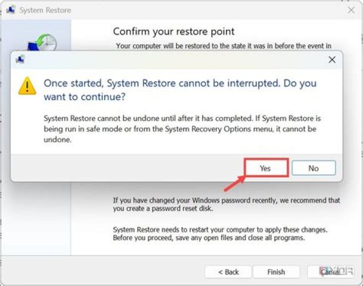 The System Restore window System Restore window unityplayer.dll