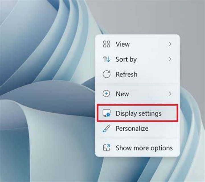 The Display navigation option The Display option windows 11 keeps freezing