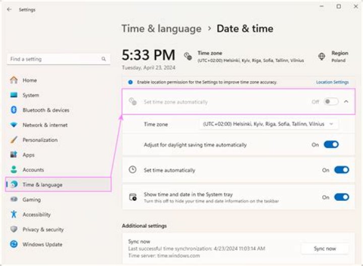 The Time Zone Change propt The Time Zone prompt 0x80073cfb microsoft store