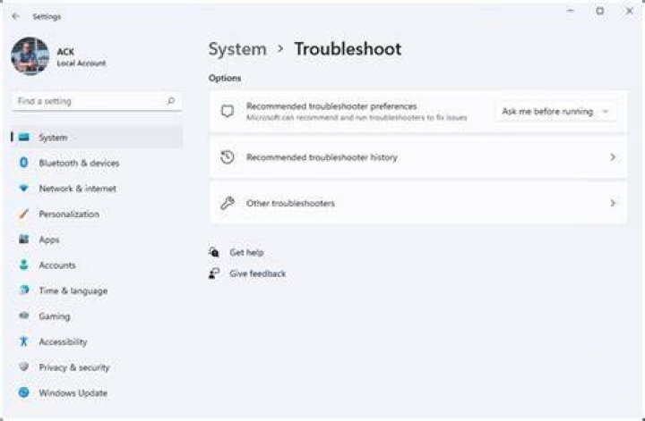 The Troubleshoot tab in Settings The Troubleshoot tab windows update could not be installed because of error 214984296