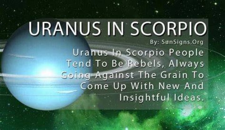 The Uranus In Scorpio