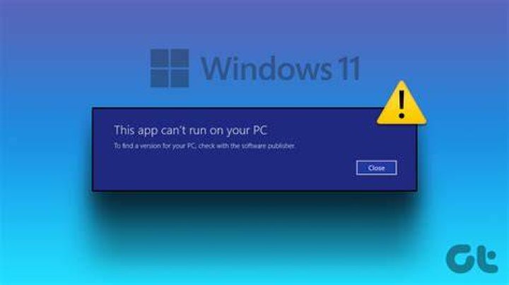 This program doesn't run on Windows 10/11