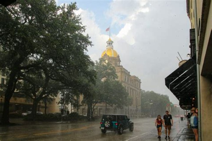 Three rainy days in Savannah