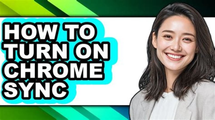turn on chrome sync turn on chrome sync