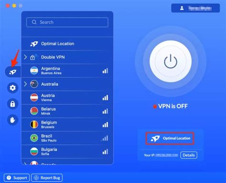 Turn on VPN