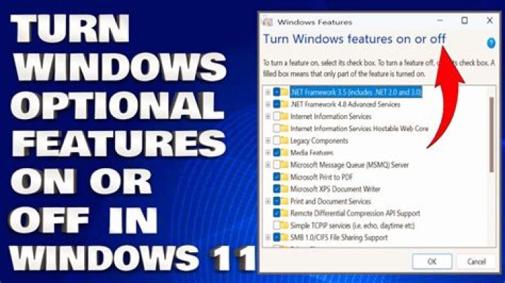 Turn windows features on or off button Turn Windows features on or off - Vlan tab missing
