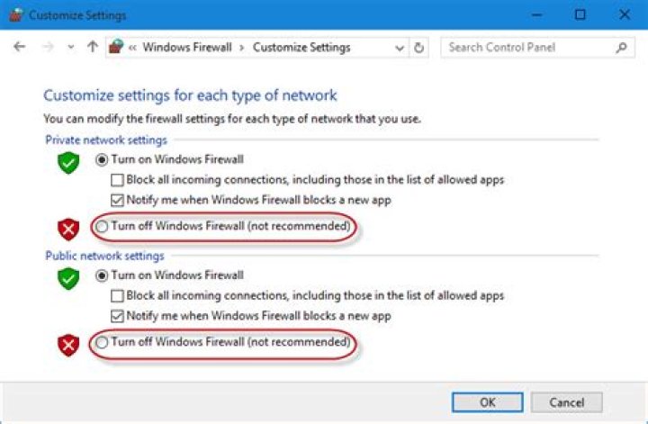 turn windows firewall on or off turn windows firewall on or off unable to reach adobe servers