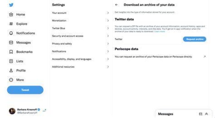 twitter settings twitter settings
