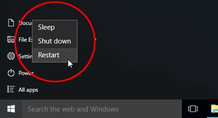 Unexpected shutdown Windows 10