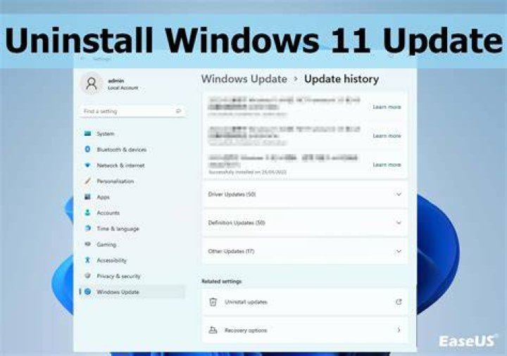 Uninstall updates to fix device manager bluetooth greyed out