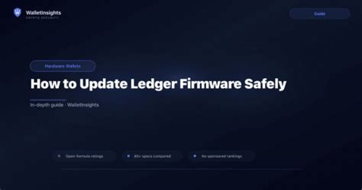 update ledger firmware