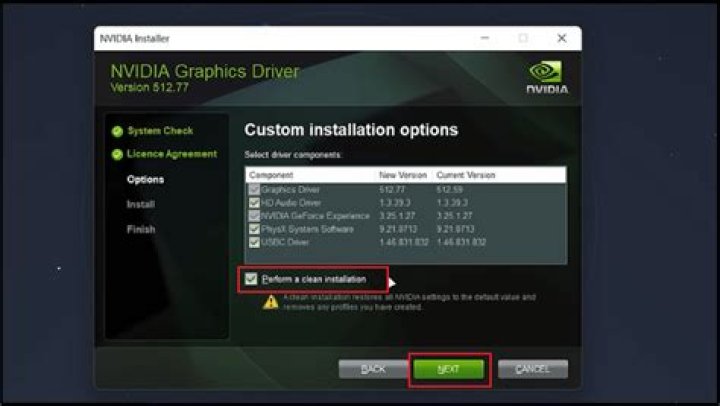 update nvidia graphics driver