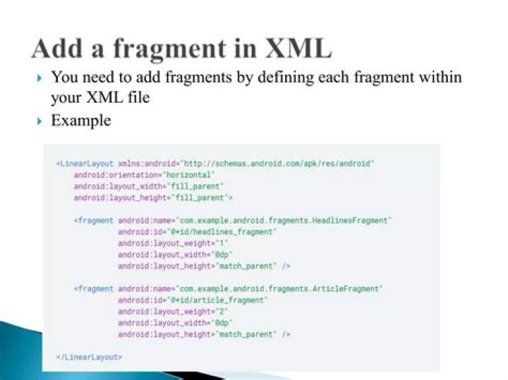 Images With Fragment at Bottom Using Fragments XML