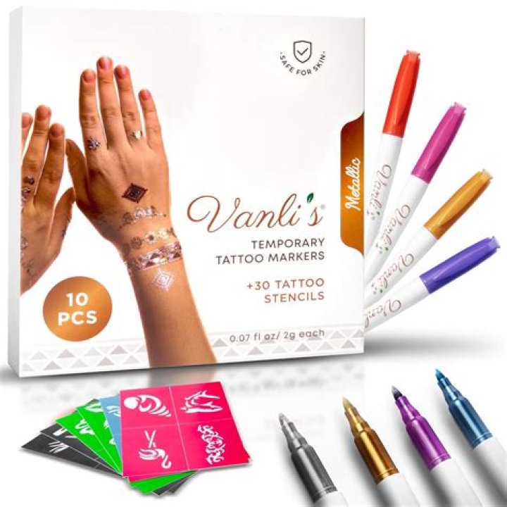 vanli Henna Tattoo Kit Marker