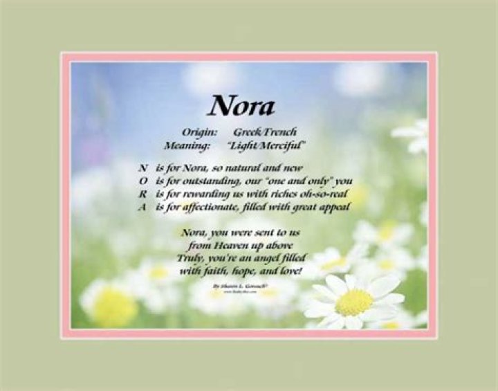 What Does The Name Nora Mean