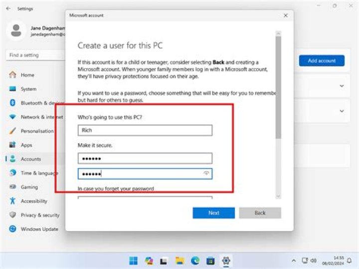 Windows 10 - Create New user- Command prompt