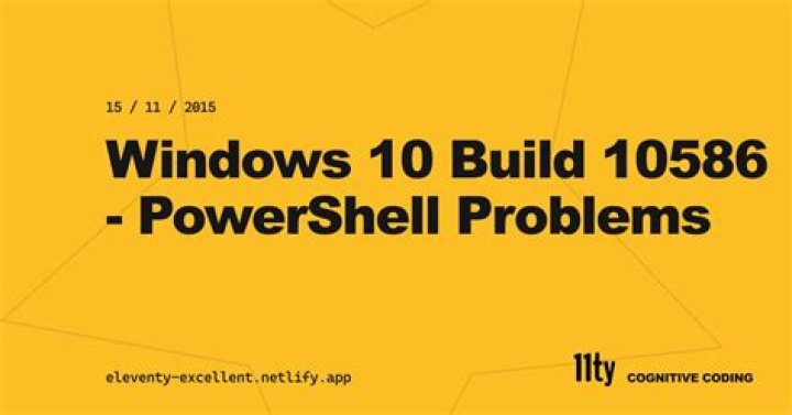 Windows 10 Build 10586 Issues on PC