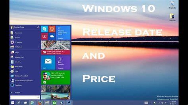 windows 10 release date history