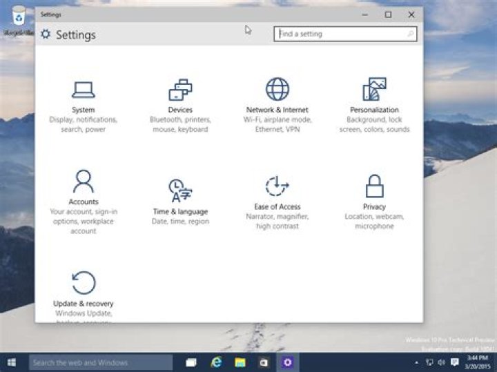 Windows 10 settings app Windows 10 settings app