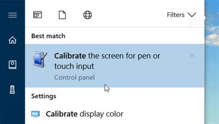windows 11 calibrate touch screen not working