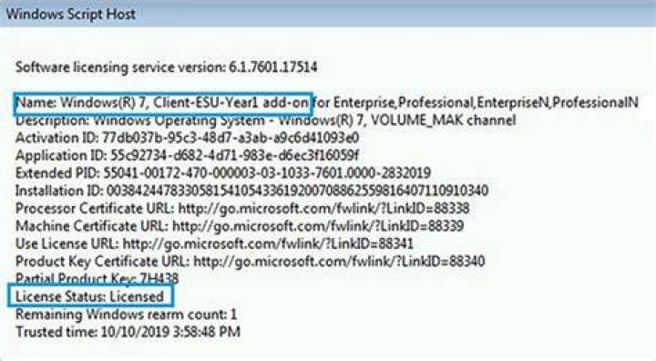 Windows 7 ESU