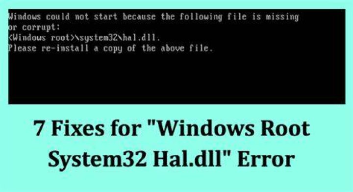 windows root system32 hal.dll windows 10