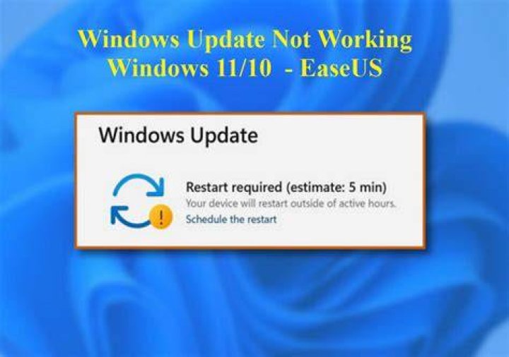 Windows update not working Windows 10