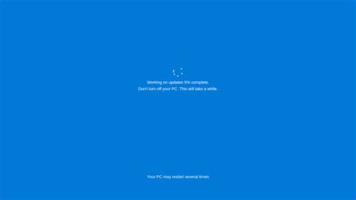 windows update screen