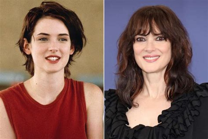 Winona Ryder outside a courthouse