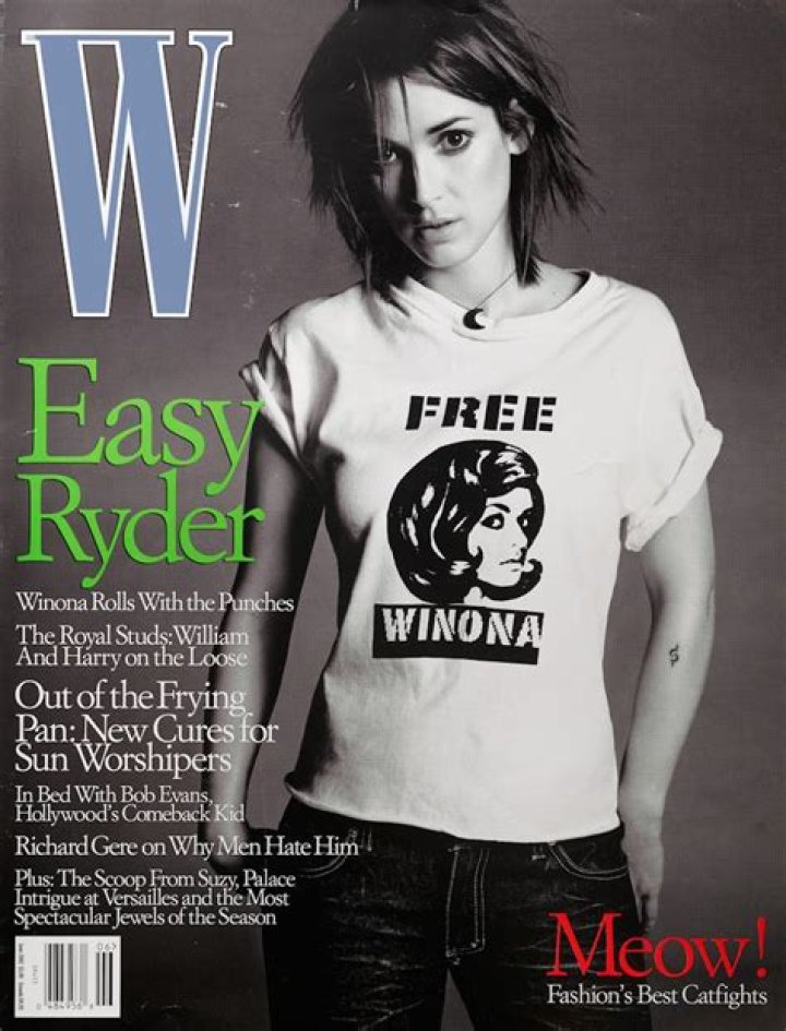 Winona Ryder posing