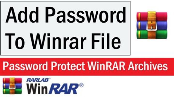 winrar password zip file