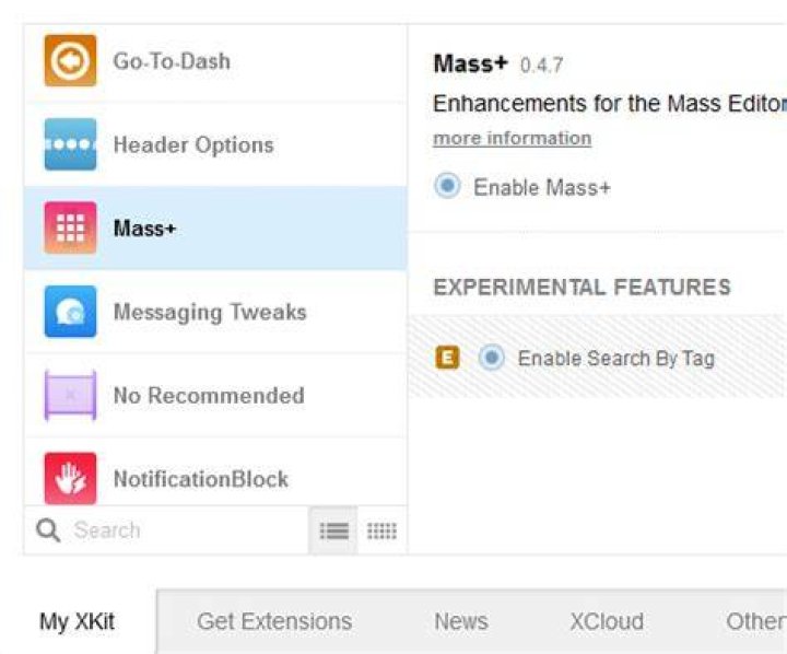 XKit button mass post editor tumblr