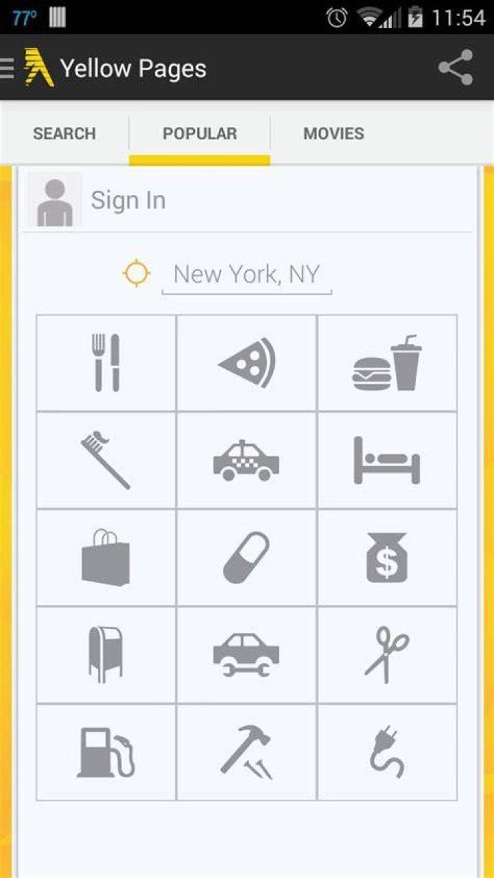 yellow pages app for windows 8