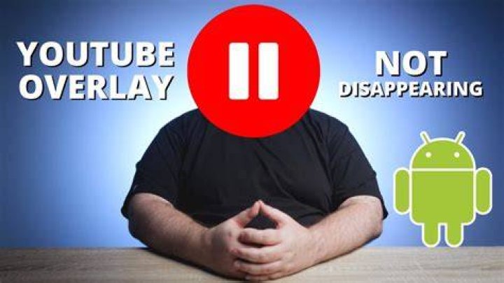 YouTube pause button not disappearing